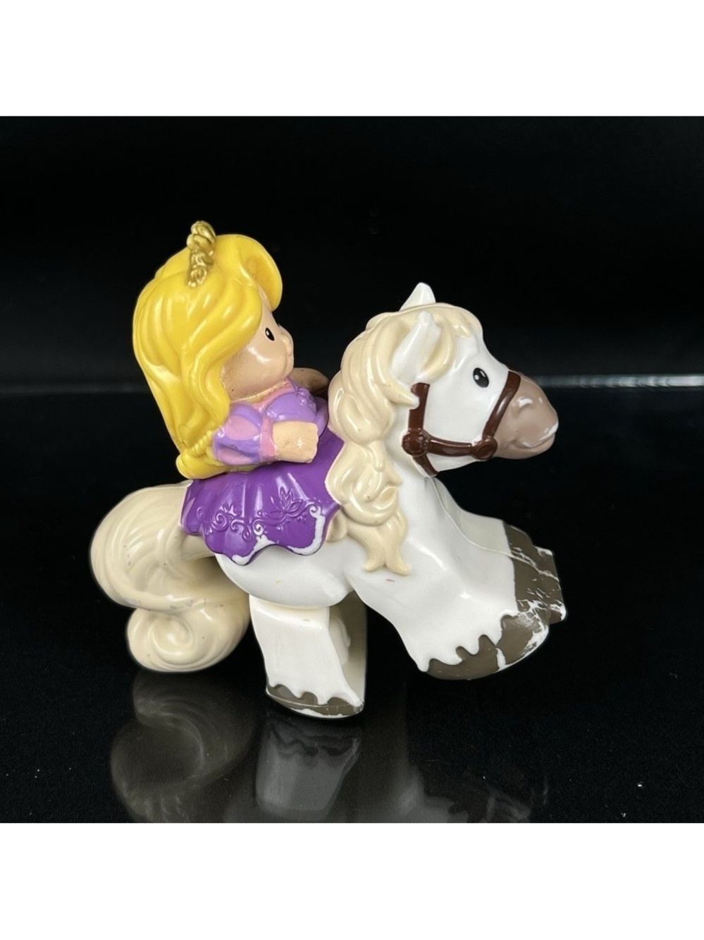 Disney Fisher Price Little People Klip Klop Princess Rapunzel Horse Figure